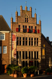 Gothic house on the marketplace, Xanten, the Lower Rhine, North Rhine-Westphalia, Germany, Europe Gothic house on the marketplace, Xanten, the Lower Rhine, North Rhine-Westphalia, Germany, Europe